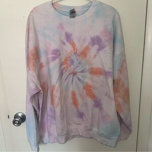Tie Dye Crew Neck - Gildan 2XL